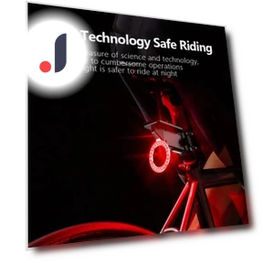 Solar-Powered Bike Rear Light — Bike Headlights, GYROBALL
