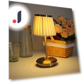 Vintage Fabric Touch Switch Table Lamp — Lighting, Super Star Mall