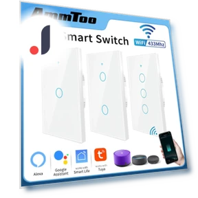 WiFi Smart Light Switch Panel — Dimmer Switches, Super Dream Home