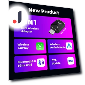 Wireless CarPlay Android Auto 2 in 1 AI Mini Box Adapter — Car Accessories & Gadgets, IKEA Supermarket