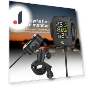 Wireless LCD TPMS for Motorcycle — TPMS Sensor Replacements, RuJia Home Decor