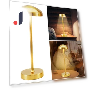 Wireless LED Desk Lamp with Smooth Brightness Adjustment — Desk & Table Lighting, Rainbow Rain