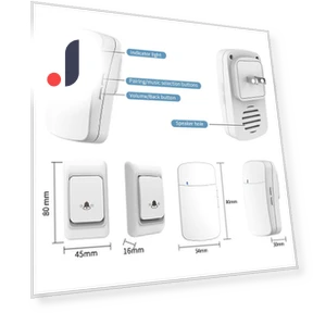 Wireless Smart Doorbell — Smart Home Security, OFFICE-MALL