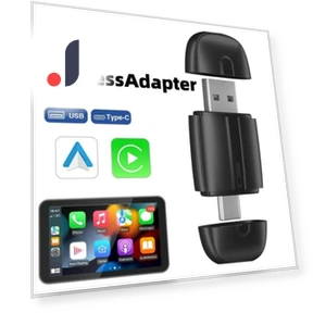 2-in-1 Wireless Adapter for CarPlay and Android Auto — Car Accessories & Gadgets, YJMP Auto Parts