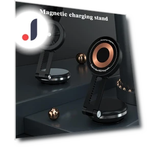 360° Rotating Magnetic Car Phone Holder — Dashboard Installation Kits, JOHO