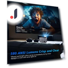 4K Smart Projector — Home Theater Projectors, Cozy Cottage-Relax