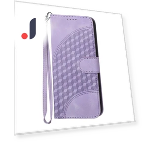 Artificial Leather Flip Cover with Card Slot and Stand — Flip Cases, huhong718
