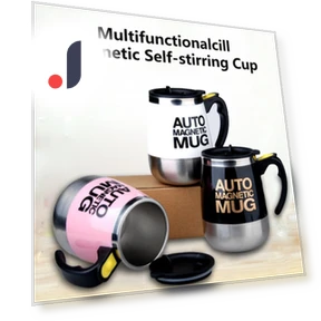 Automatic Magnetic Mixing Mug — Beverage Warmers, Drive Home Supplies