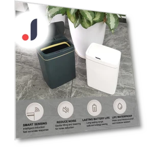 Automatic Packing Smart Trash Can — Kitchen Cans, Lntelligent Living Hall