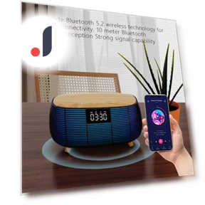 Bluetooth Speaker with Wireless Charging — Portable Audio, Good Household Items