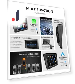 Car Multimedia Player — Stereo Receivers, JOHO