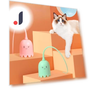 Electric Cat Funny Stick Smart Magic Tail Toy — Cat Playthings, Pet family bucket