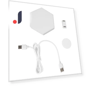 Hexagonal LED Wall Light with Touch Control — Wall Lighting, Sport2ZY