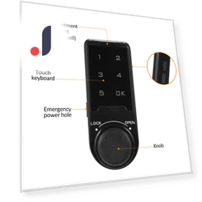 Intelligent Touch Screen Combination Lock — Luggage Locks, TOMTOP JMS