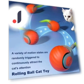 Interactive Cat Toy Rolling Ball — Cat Playthings, anruifu