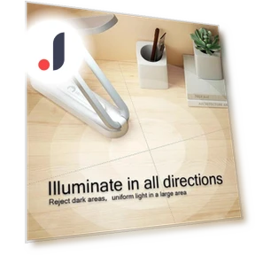 LED Desk Lamp with Touch Night Light — Study & Desk Lighting, Build My Home