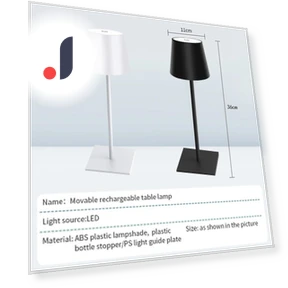 LED Wireless Bottle Lamp — Desk & Table Lighting, Build My Home
