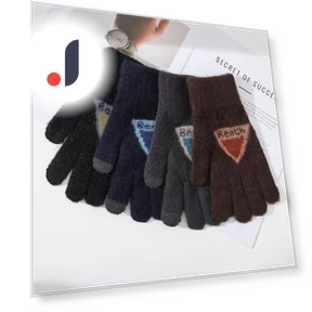 Men's Touchscreen Gloves with Triangular Pattern — Gloves, Outdoor Boutique TOP
