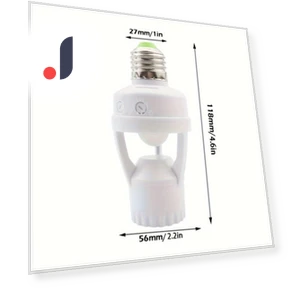 Motion Sensor Socket Adapter — Light Sockets, HIMO Group