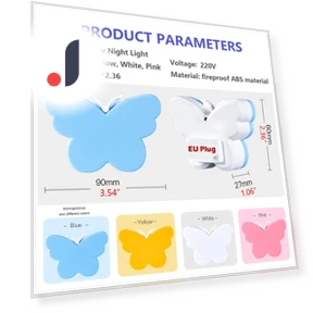 Night Light Butterfly — Night Lights, Rainbow Rain