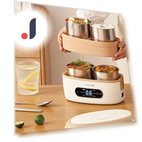 Portable Smart Electric Heated Lunch Box — Lunch Boxes, Rainbow Rain