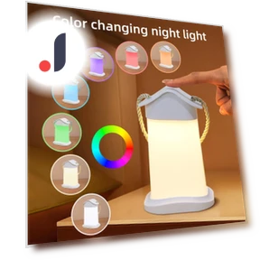RGB 3-Color LED Night Light with Touch Dimming — Night Lights, Home Of Auto Parts