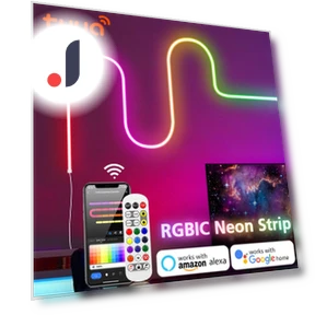 RGBIC WiFi Smart LED Neon Strip Light — LED Strips, Explorer Outdoors