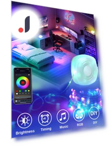 Smart APP LED Strip Light — String Lights, Cozy Cottage-Relax