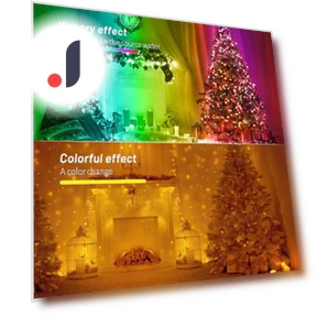 Smart Christmas Lights — String Lights, Rainbow Rain