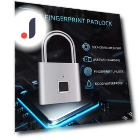 Smart Fingerprint Padlock — Padlocks & Hasps, Explorer Outdoors
