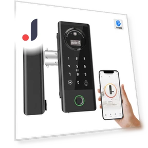Smart Glass Door Lock — Smart Home Security, Neoglint