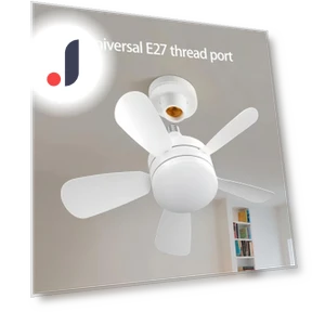 Smart LED Ceiling Fan with Remote Control — Ceiling Fan Lighting Solutions, Rainbow Rain