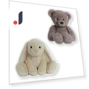 Smart Talking Pair Kara, 3 Years. Bear + Yellow Rabbit, 1 Set — Interactive, Board M Factory