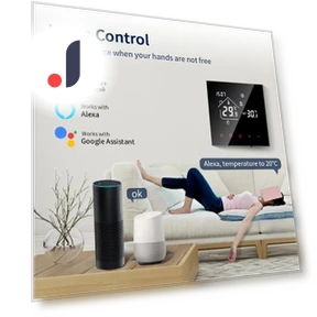 Smart Thermostat for Heating — Home Climate Control, Rainbow Rain