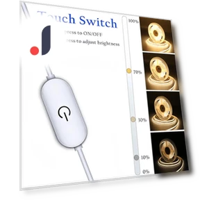 Smart Touch Dimmer LED Strip Light — LED Strips, Cozy Cottage-Relax