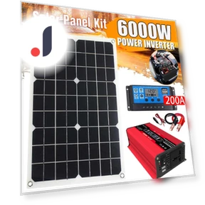 Solar Power System Inverter with Smart LCD Display — Renewable Energy Converters, Optimized General