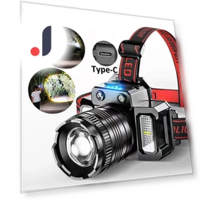 Super Bright LED Headlamp with USB Charging — Flashlights, YH FlashLight