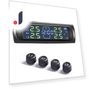 Universal Automatic Solar + USB TPMS Watch with LCD Display — TPMS Sensor Replacements, HOME-Auto-001