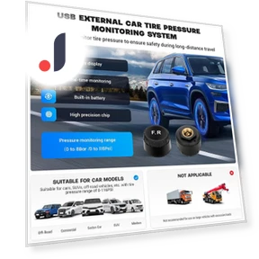Universal USB Android TPMS Car Tire Pressure Alarm Monitor System — TPMS Sensor Replacements, JOHO - CarGear