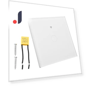 Wi-Fi RF Light Switch with Touch Control — Ceiling Fan Wall Controls, Canaryy-duoqiao