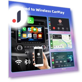 Wireless CarPlay Android Auto Adapter — Car Accessories & Gadgets, Kebidumei