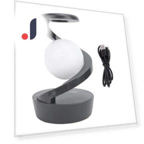 Wireless Charger Night Light Smart Control Rotating Floating RGB Color Changing Table Lamp — Desk & Table Lighting, ZY-Beauty-N