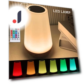 13-Color LED Night Light with USB Charging — Night Lights, Binchi Lighting Appliances