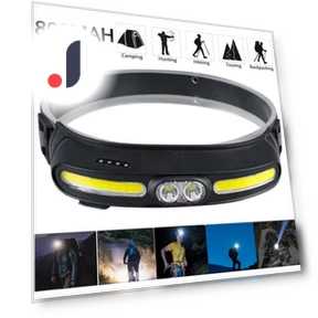 800 mAh COB LED Headlamp — Flashlights, LIUXING Fire Portable Lighting