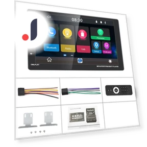 9-Inch Touchscreen Car Multimedia Player — Stereo Receivers, HOME-Auto-001