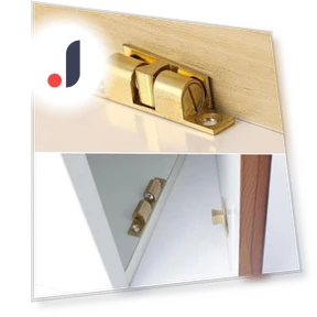 Adjustable Brass Door Latch — Catches, Betterring
