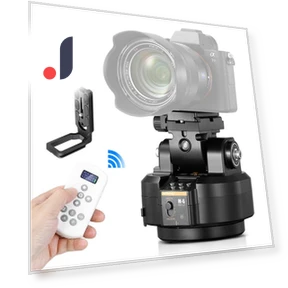 AI Smart Face Motorized Rotating Panoramic 2-Axis Gimbal Head — Tripod Heads, SOONPHO