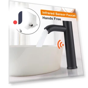 Automatic Infrared Sensor Faucet — Smart-Touch Kitchen Faucets, Crown Global