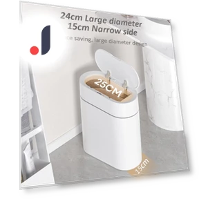 Automatic Smart Touch Sensor Trash Bin — Kitchen Cans, QIANBAIDI