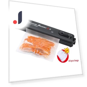 Automatic Vacuum Food Sealer with 10 Vacuum Bags — Vacuum Bags, Yazy